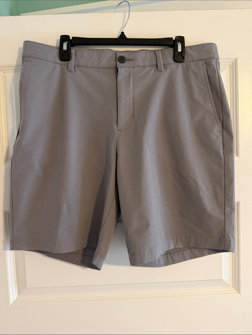 Tommy Bahama Gray Flat Front Performance Shorts